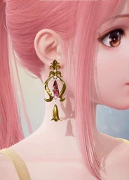Floral Echoes: Scarlet Moon