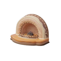 Honey-Glazed Doughnut Fireplace