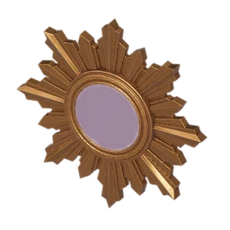 Golden Hoop Wall Ornament