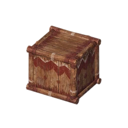 Painted Wooden Crate