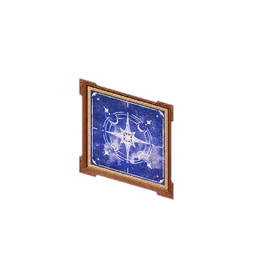Star Chart Frame: Square