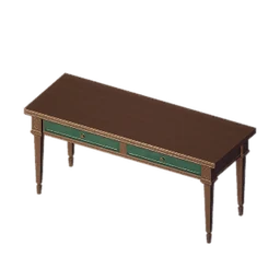 Green Drawer Table