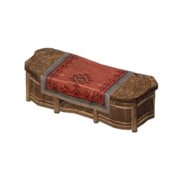 Patterned Mat Long Cabinet
